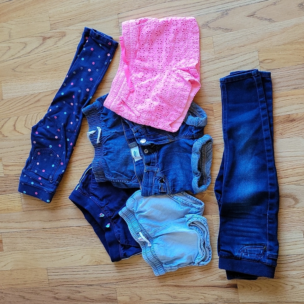 3T Girls Bottoms Bundle (7 pieces)